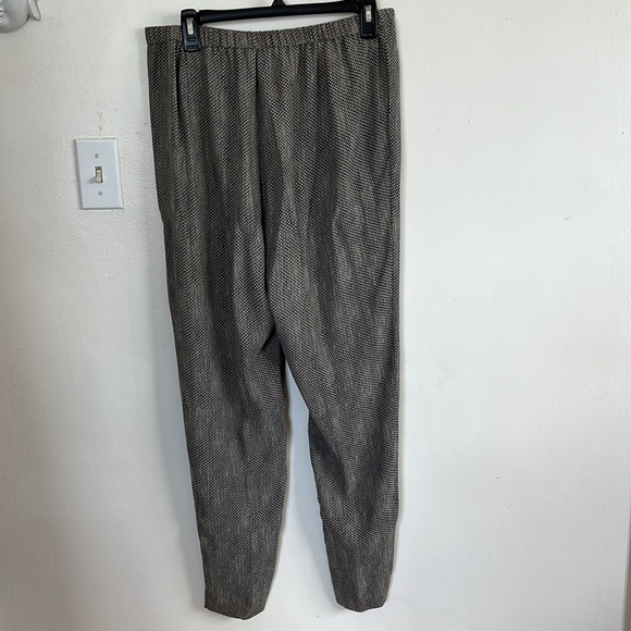 EILEEN FISHER STONE SILK CREPE DE CHINE CHAINETTE ASYMMETRIC TANK SET SIZE M NWT - Picture 11 of 12